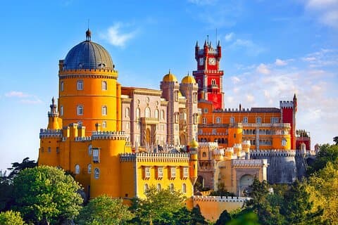 Sintra, Pena Palace, Regaleira, Roca & Cascais Small-Group Tour