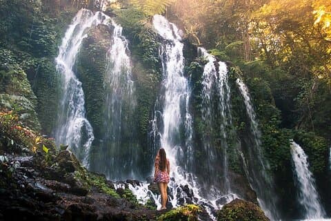 Entdecken Sie versteckte Bali-Wasserfälle in einer privaten All-Inclusive-Tour