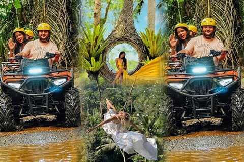 Ubud ATV Ride commbine bali Swing