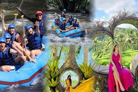Ubud White Water Rafting Combine Heaven Swing