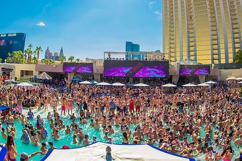 Las Vegas Pool Crawl with Party Bus & Free Drinks