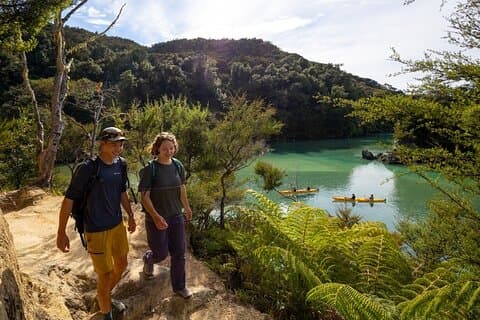 The Two Gods - Guided Kayak & Unguided Walk - New Zealand