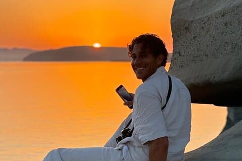 Sunrise Sarakiniko tur med van