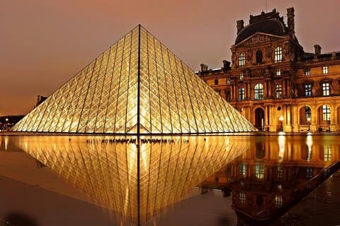 Paris Louvre museum billett med reservert inngang