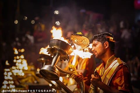 Golden Hour in Varanasi Sunset Walk and Ganga Aarti