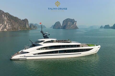 Crucero de lujo por la bahía de Halong & Lan Ha con almuerzo sabroso