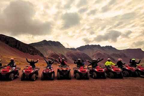 ATV-tur til Rainbow Mountain og Red Valley fra Cusco