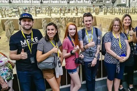 Tours de medio día en mini grupo Xi’an al ejército de terracota con almuerzo