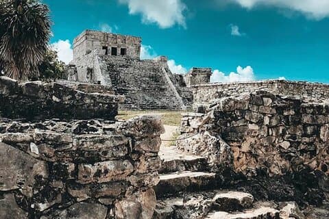 Tulum Coba Cenote Schwimmen und Mittagessen Ganztägige Maya-Tour