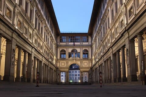 Uffizi Gallery Hoppe over linje billetter med Virtual Host