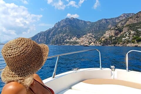 Excursión privada en barco por la costa de Amalfi desde Roma