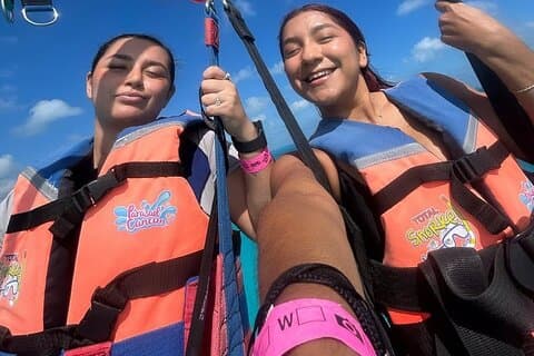 Parasailingcancun et Jet Ski tour au-dessus de la baie de Cancun