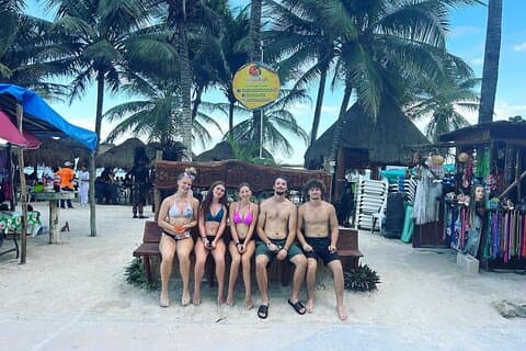 All Inclusive One Day Tour for Oxtankah Beach Club in Costa Maya