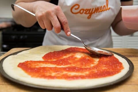 Pizza maken + wijnproeverij in een Toscaanse wijngaard (4 - gangenmaaltijd)