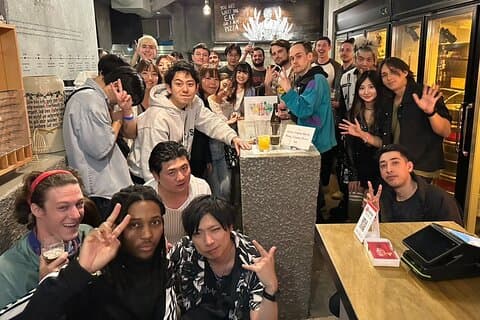 Kyoto International Party Solo vennlige utlendinger og lokale