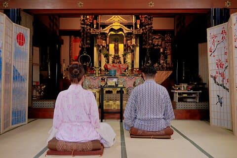 Osaka Temple Zen Meditation Spa Gesichts- und Macha-Erlebnis