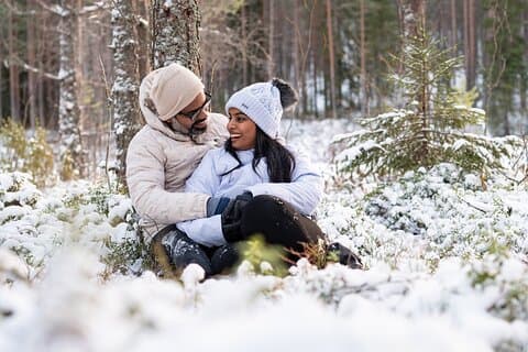 Privé fotoshoot ervaring in Lapland vanuit Rovaniemi