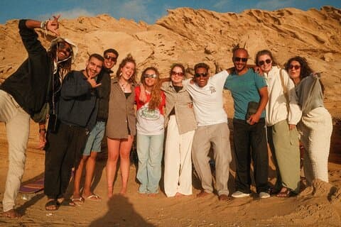 Taghazout : Timlaline Dunes Aventura de Sandboarding con Té