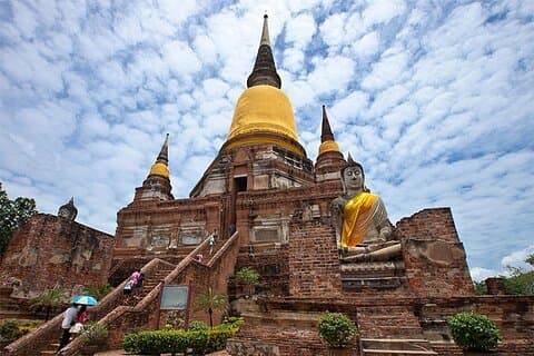 För privat bruk: Maeklong Railway Market och Ayutthaya Heldagstur