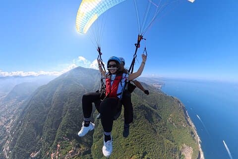 To-seters paragliding Amalfi og Sorrentokysten Monte Faito