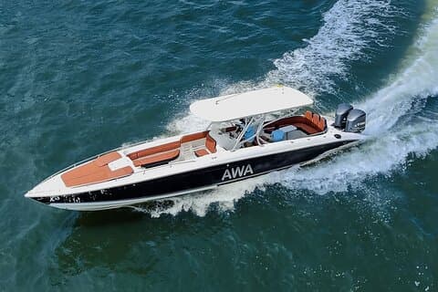 8-hour private tour in a luxurious and fast 41' AWA boat