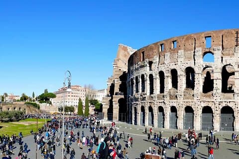 Roma : tour a piedi semi-privato del Colosseo