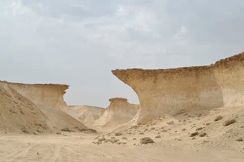 Explore as maravilhas naturais do Qatar West Coast Zekreet Tour