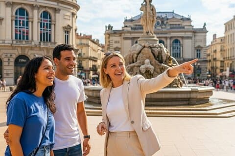 Excursão privativa a pé em Montpellier com Guia local