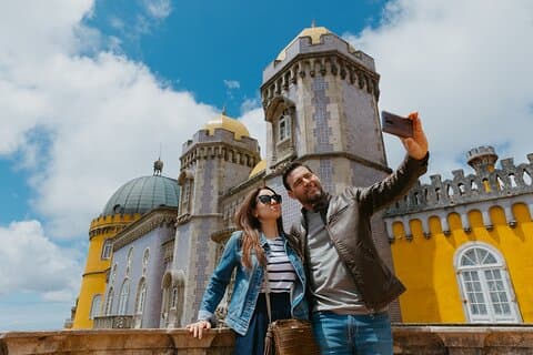 Sintra, Pena, Regaleira, Cabo da Roca & Cascais from Lisbon