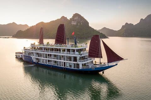 Verdure Lotus Cruise – Excursion de luxe en 2D1N dans la baie d’Halong et Lan Ha