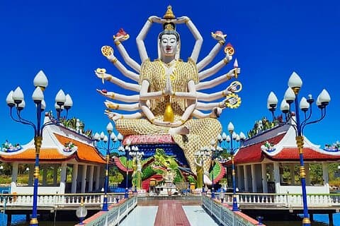 Koh Samui Temple Tour: Big Buddha Guanyin and Na Muang Waterfall