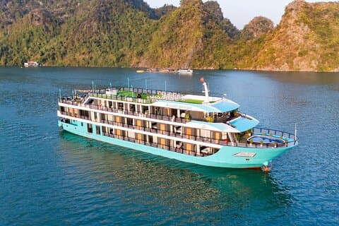 Crucero Premium Ha Long & Lan Ha Bay 3D2N con piscina y balcón