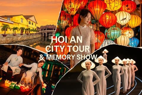 Hoi An Stadtrundfahrt und Erinnerungsshow von DA Nang oder Hoi An Stadt