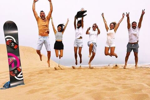 Sandboarding Adventure em Timlalin Dunes