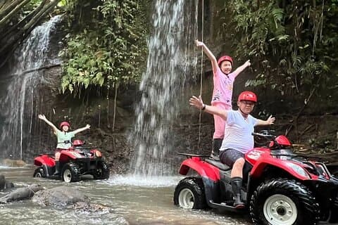 Bali Go Quadbike med Waterfall og Gorilla Monkey Cave