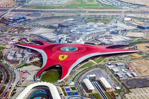 Abu Dabi Ferrari World, Warner Bros, SeaWorld, Yas Water World