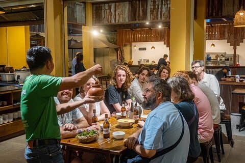 Tour gastronómico nocturno de Phnom Penh - Inclusive 5 paradas
