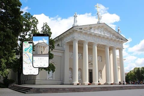 IJzeren Wolf naar Poort van de Dageraad Zelf Begeleide Tour van Vilnius