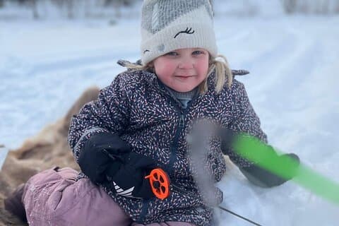 Lappland Vinteräventyr Snöskoter- och isfiskeupplevelse