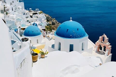 Excursión privada de medio día a Santorini para pasajeros de cruceros