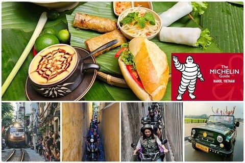 Hanoi Michelin Star Food Tour Via Jeep, Vespa eller Motorcykel