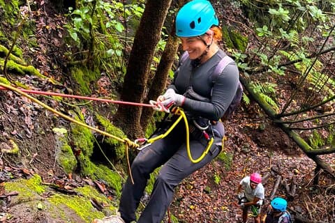 Guided canyoning throughout the island of Tenerife