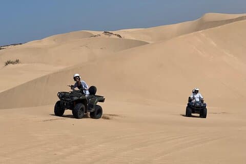 2h quad in spiaggia e tra le dune