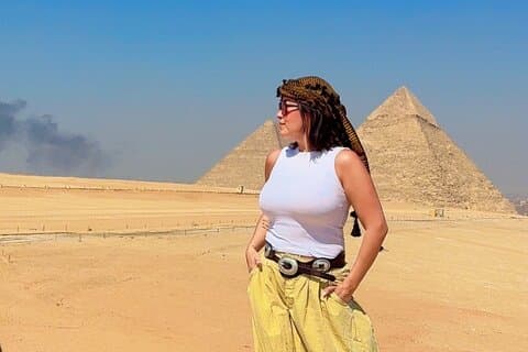 Giza Pyramids, Sphinx and Camel Ride Private Half-Day Tour