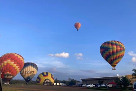 Teotihuacan heteluchtballonvaart
