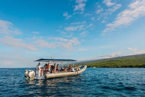 Eksklusiv Super Raft Kona snorkeltur familievennlig eventyr