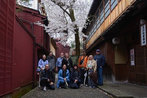 Wandeltocht in de Geiko-wijken