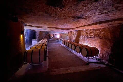 Tour del vino Saint Emilion, spettacolo di suoni e luci