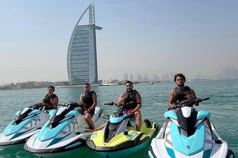 Jet Ski Thrill with Pizza & Chilled Drinks - Dubai