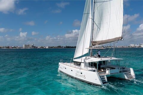 All Inclusive Isla Mujeres Catamaran Tour with Beach Club